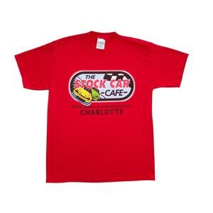 Stock Car Cafe Charlotte Red T-Shirt